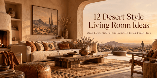12 Desert Style Living Room Ideas with Warm Earthy Colors | Southwestern Living Decor Ideas - ART OF ROYALS