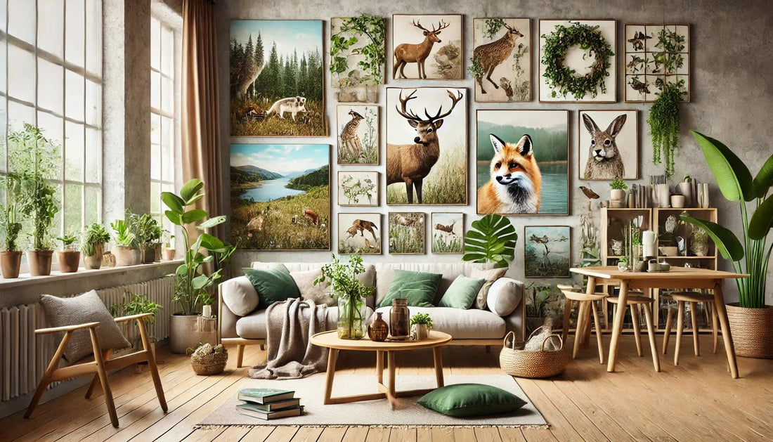 Eco-Friendly Interior Design: The Role of Wildlife Wall Art - ART OF ROYALS