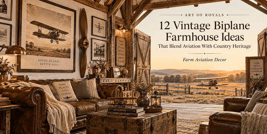 12 Vintage Biplane Farmhouse Ideas That Blend Aviation With Country Heritage | Farm Aviation Decor - ART OF ROYALS
