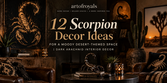 12 Scorpion Decor Ideas for a Moody Desert-Themed Space | Dark Arachnid Interior Decor