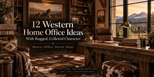 12 Western Home Office Ideas With Rugged, Collected Character | Rustic Office Decor Ideas