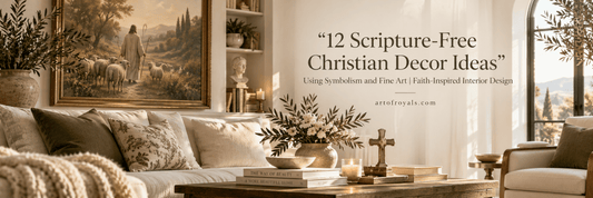 12 Scripture-Free Christian Decor Ideas Using Symbolism and Fine Art | Faith-Inspired Interior Design - ART OF ROYALS