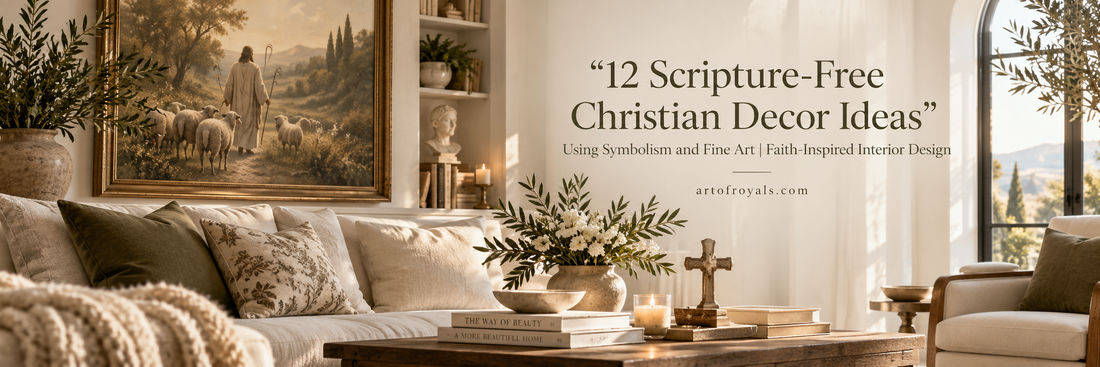 12 Scripture-Free Christian Decor Ideas Using Symbolism and Fine Art | Faith-Inspired Interior Design
