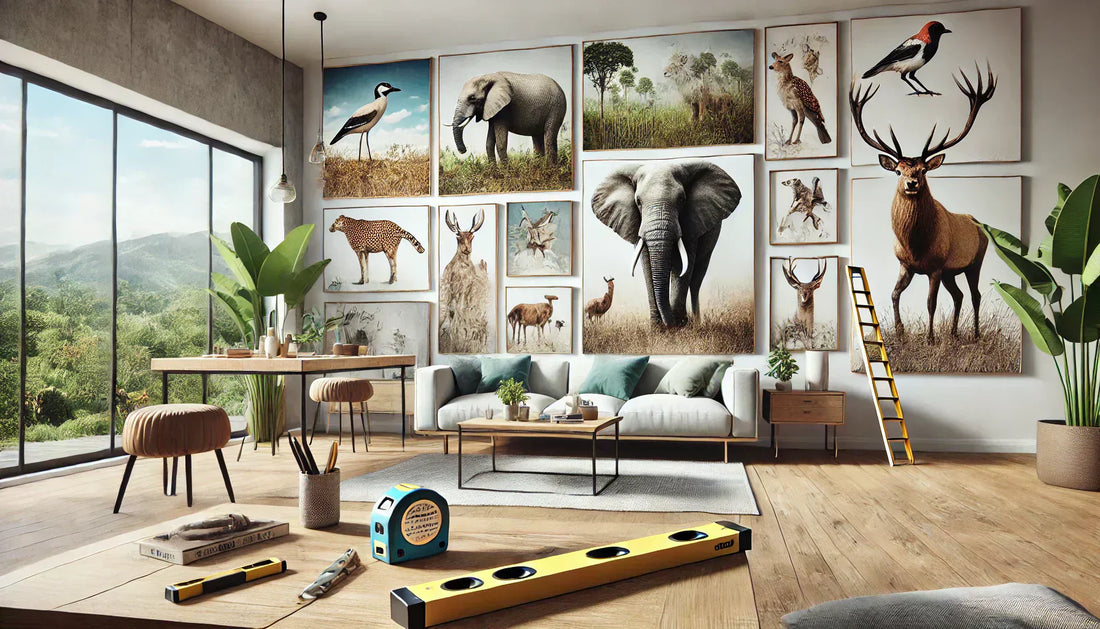 Step-by-Step Guide to Hanging Large Wildlife Canvas Art