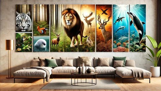How to Choose the Perfect Wildlife Canvas Art for Your Home - ART OF ROYALS