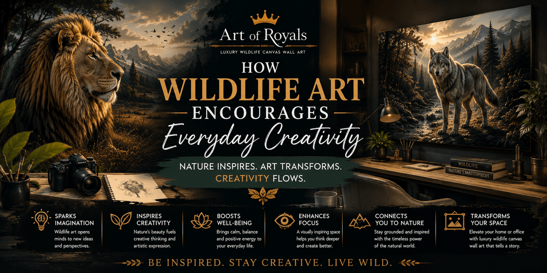 How Wildlife Art Encourages Everyday Creativity - ART OF ROYALS