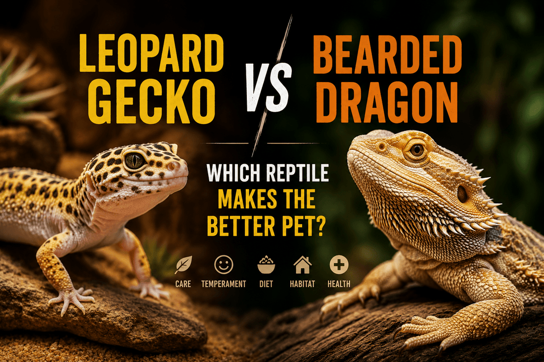 Leopard Gecko vs Bearded Dragon: Which Reptile Makes the Better Pet? | ArtOfRoyals - ART OF ROYALS