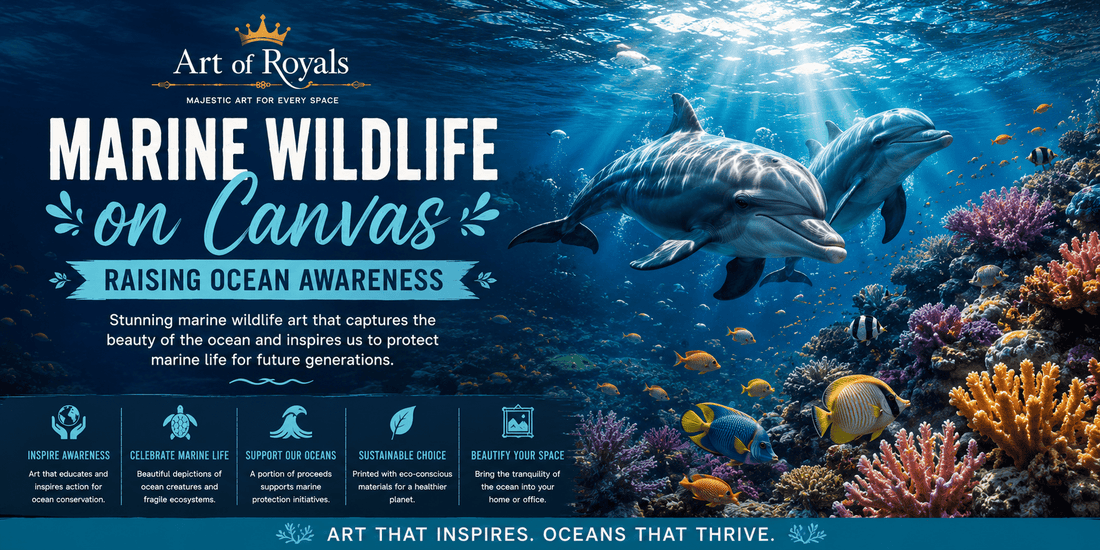 Marine Wildlife on Canvas: Raising Ocean Awareness Through Art - ART OF ROYALS