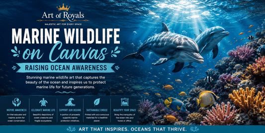 Marine Wildlife on Canvas: Raising Ocean Awareness Through Art - ART OF ROYALS