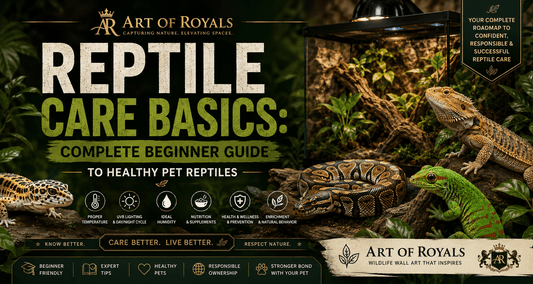 Reptile Care Basics: Complete Beginner Guide to Healthy Pet Reptiles - ART OF ROYALS