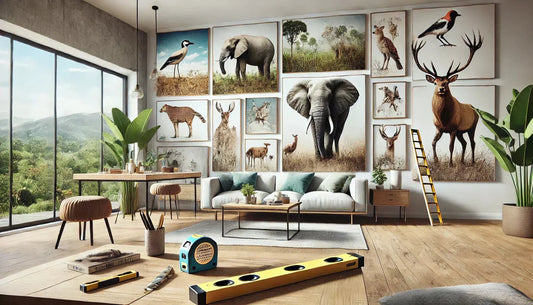 Step-by-Step Guide to Hanging Large Wildlife Canvas Art - ART OF ROYALS