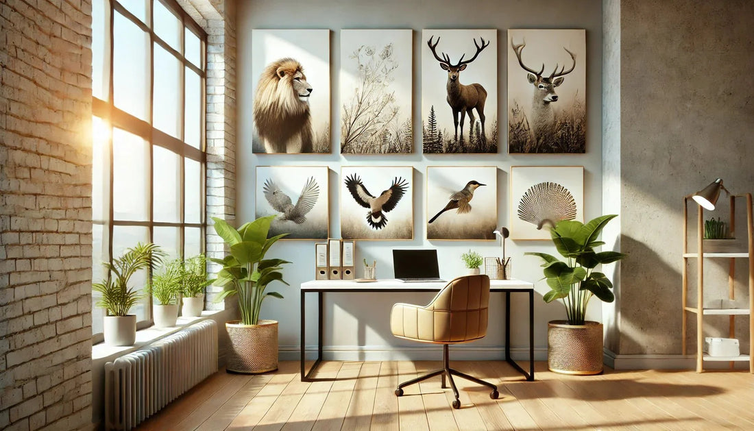 Using Wildlife Art to Personalize Your Office Space - ART OF ROYALS