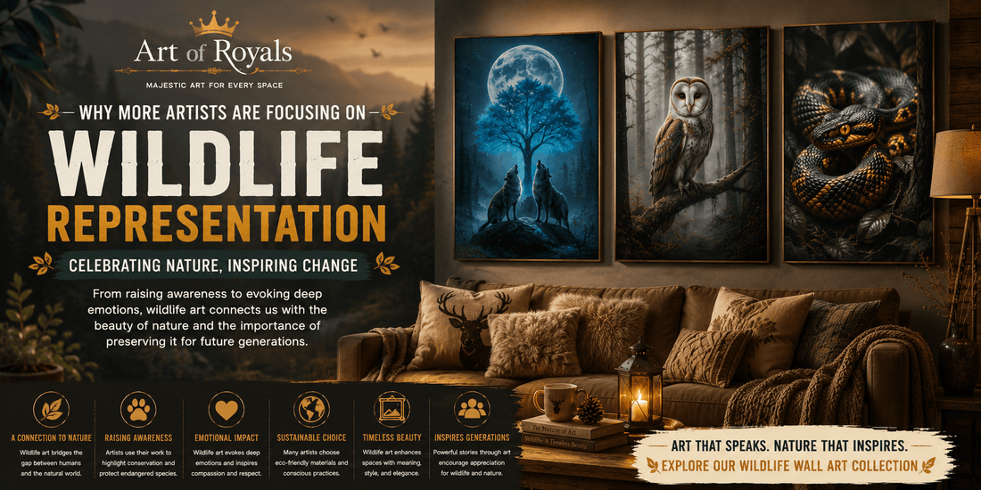 Why More Artists Are Focusing on Wildlife Representation - ART OF ROYALS