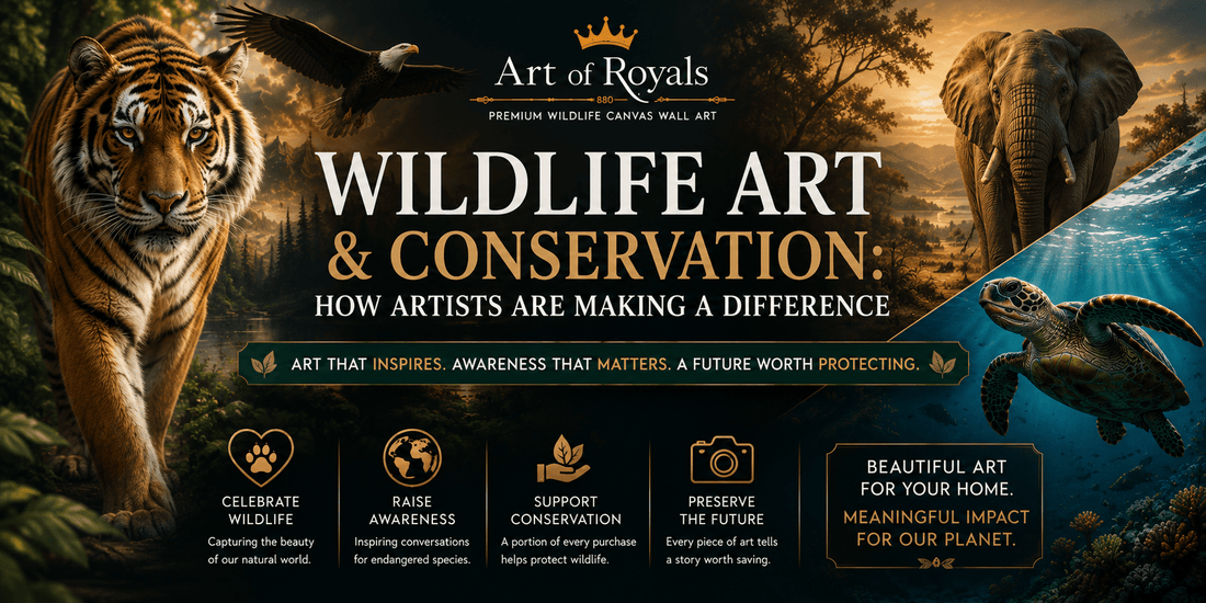 Wildlife Art and Conservation: How Artists Are Making a Difference - ART OF ROYALS