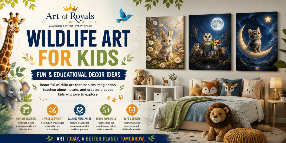 Wildlife Art for Kids: Fun and Educational Decor Ideas - ART OF ROYALS