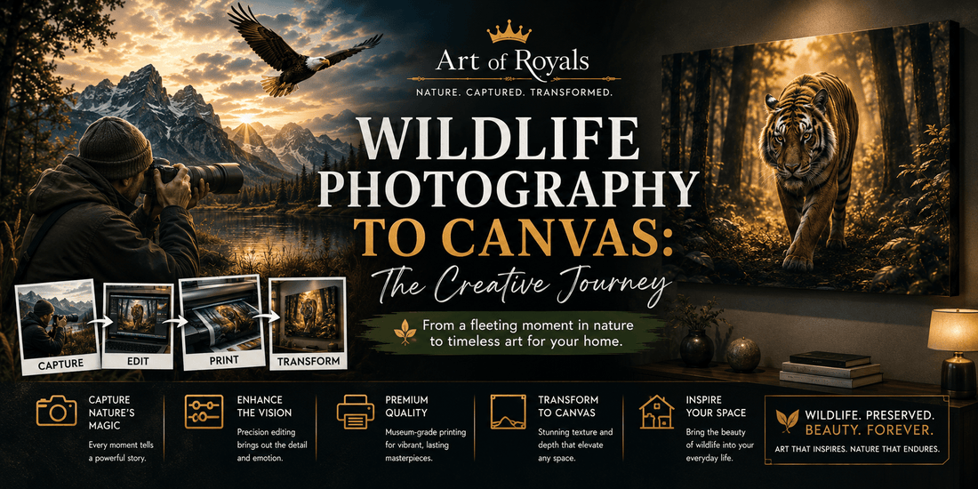 Wildlife Photography to Canvas: The Creative Journey - ART OF ROYALS