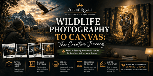 Wildlife Photography to Canvas: The Creative Journey - ART OF ROYALS