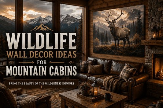 Wildlife Wall Decor Ideas for Mountain Cabins | ArtOfRoyals - ART OF ROYALS