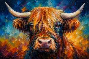 Cattle Canvas Wall Art