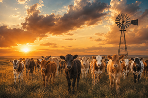 Calf Canvas Wall Art