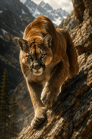 Cougar Canvas Wall Art