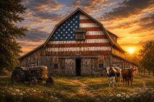 Barn Canvas Wall Art