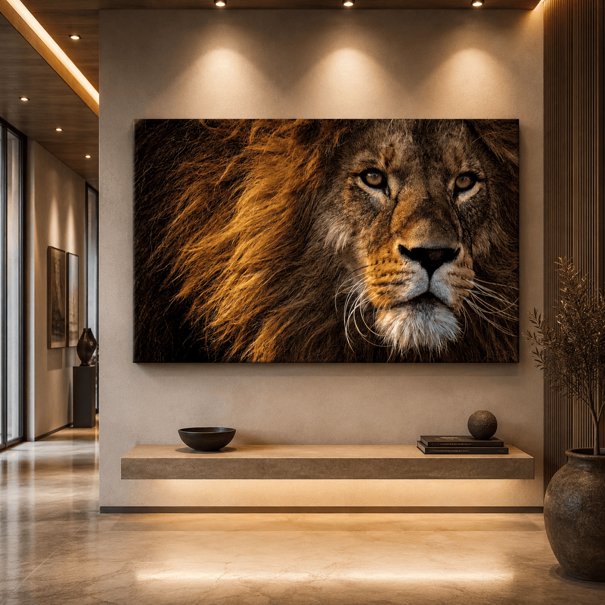 Lion Canvas Wall Art - ART OF ROYALS