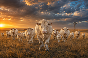 Charolais Canvas Wall Art