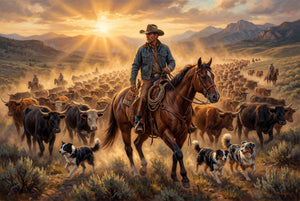 Cowboy Canvas Wall Art