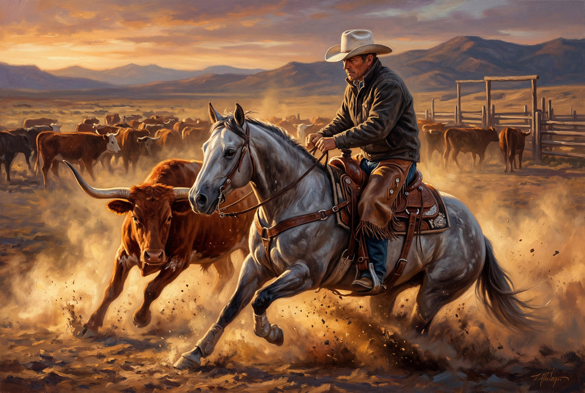 Western Canvas Wall Art - ART OF ROYALS