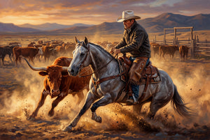Western Canvas Wall Art