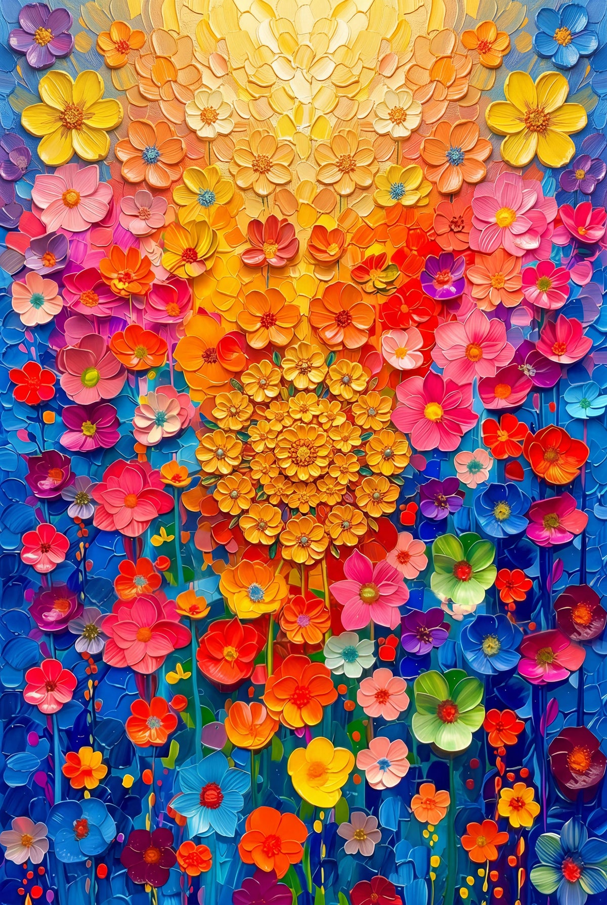 Flower Canvas Wall Art - ART OF ROYALS