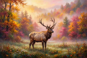 Deer Canvas Wall Art
