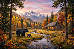 Bear Canvas Wall Art