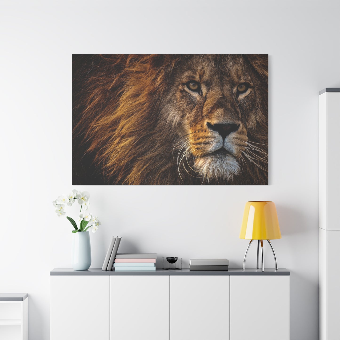 Majestic Lion Canvas Wall Art