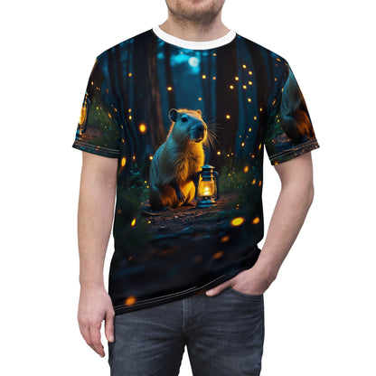 Magical Capybara – Enchanted Forest Explorer T-Shirt