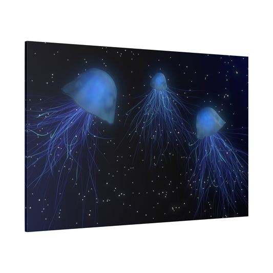 Ethereal Jellyfish Canvas Wall Art