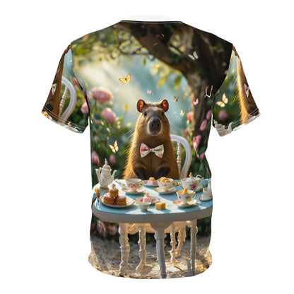 Spring Picnic Capybara T-Shirt 🍓🌼