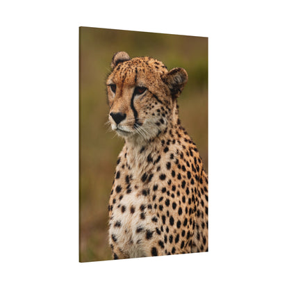 Savanna's Grace: Majestic Cheetah Canvas Wall Art