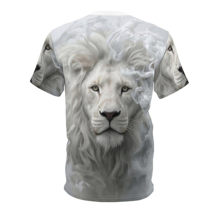 🕊️ Celestial White Lion – Spirit of Purity T-Shirt