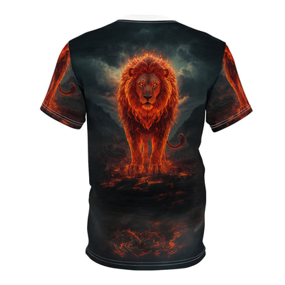 🔥 Inferno King – Fire Lion T-Shirt