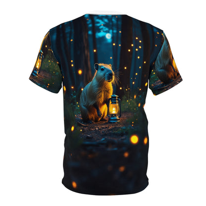 Magical Capybara – Enchanted Forest Explorer T-Shirt