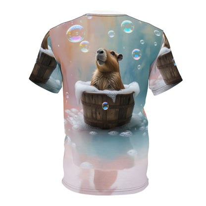 Bubble Bliss – Relaxing Spa Capybara T-Shirt 🛁✨