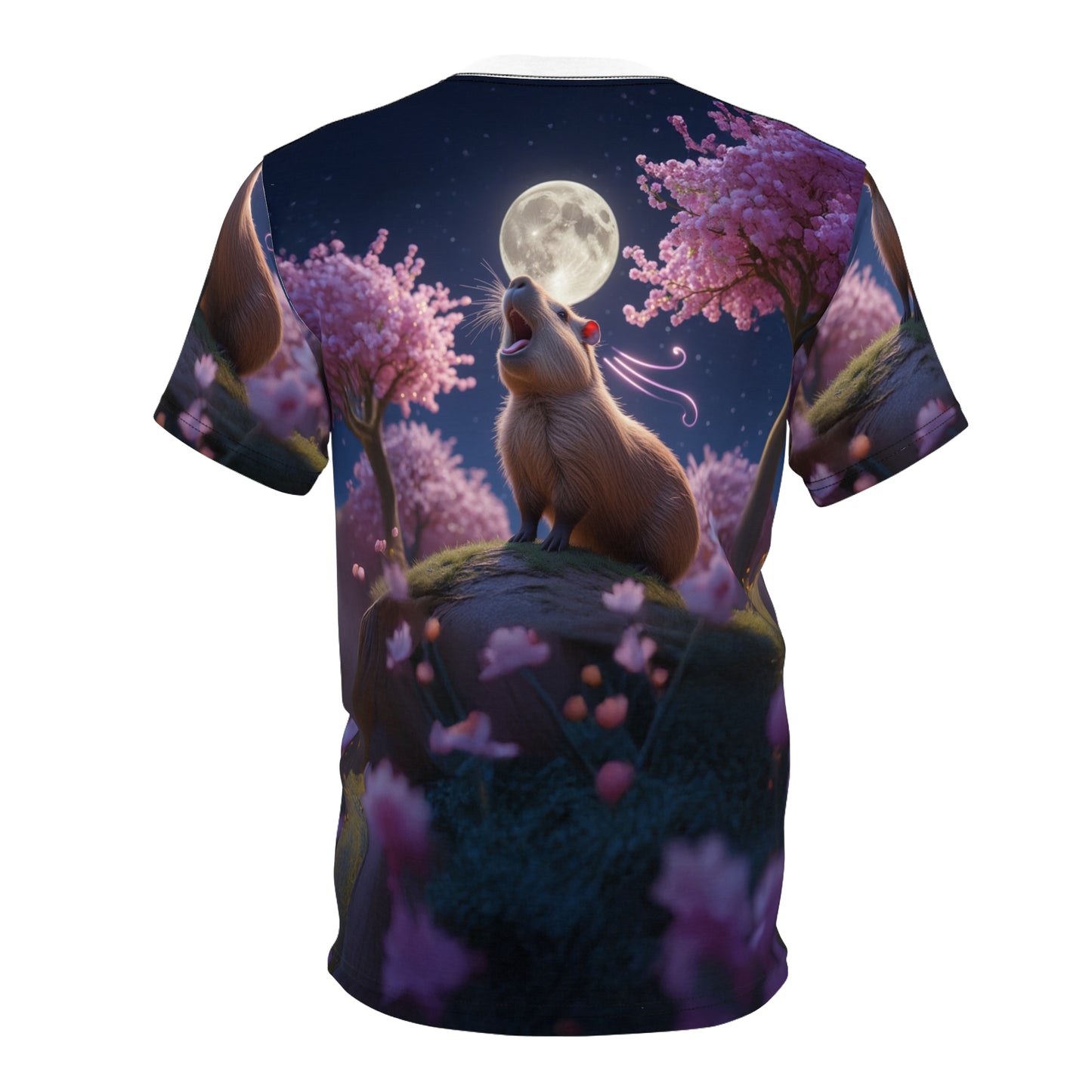 Capybara Moon Serenade – Mystical Night