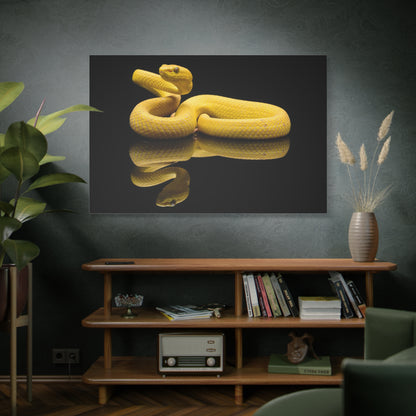 Majestic Snake Canvas Wall Art – Exotic Wildlife Print for Bold Nature-Inspired Decor