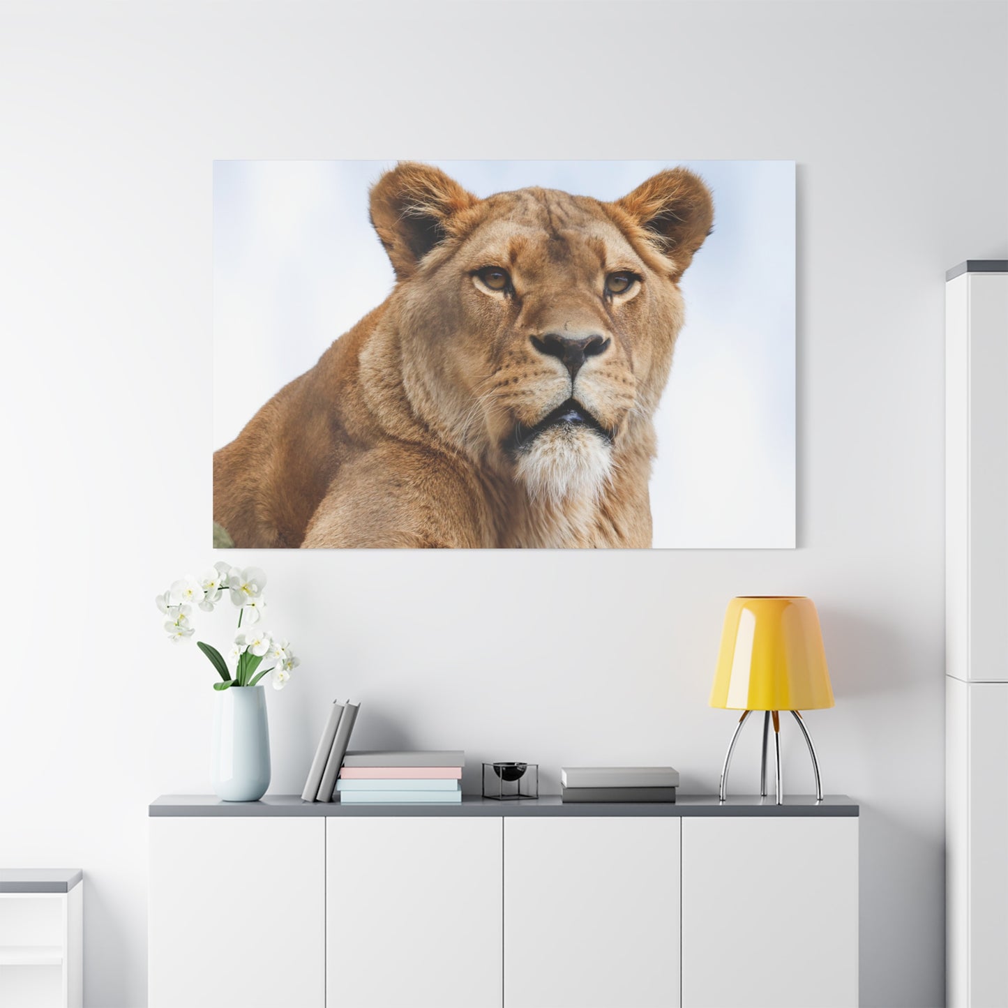 Majestic Lion Canvas Wall Art – Stunning Wildlife Artwork