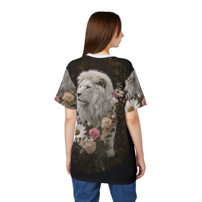 🕊️ Ivory Majesty Lion – Royal Grace T-Shirt