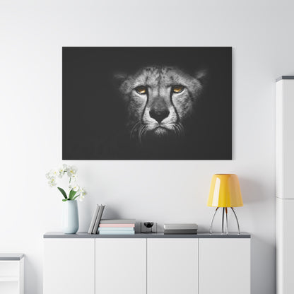 Wild Cheetah Canvas Art – Bold Safari Animal Print