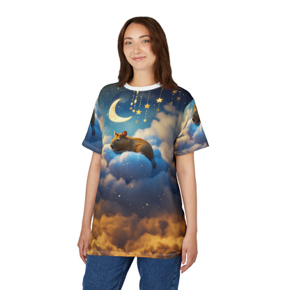 Moonlit Dreams: Capybara in the Clouds