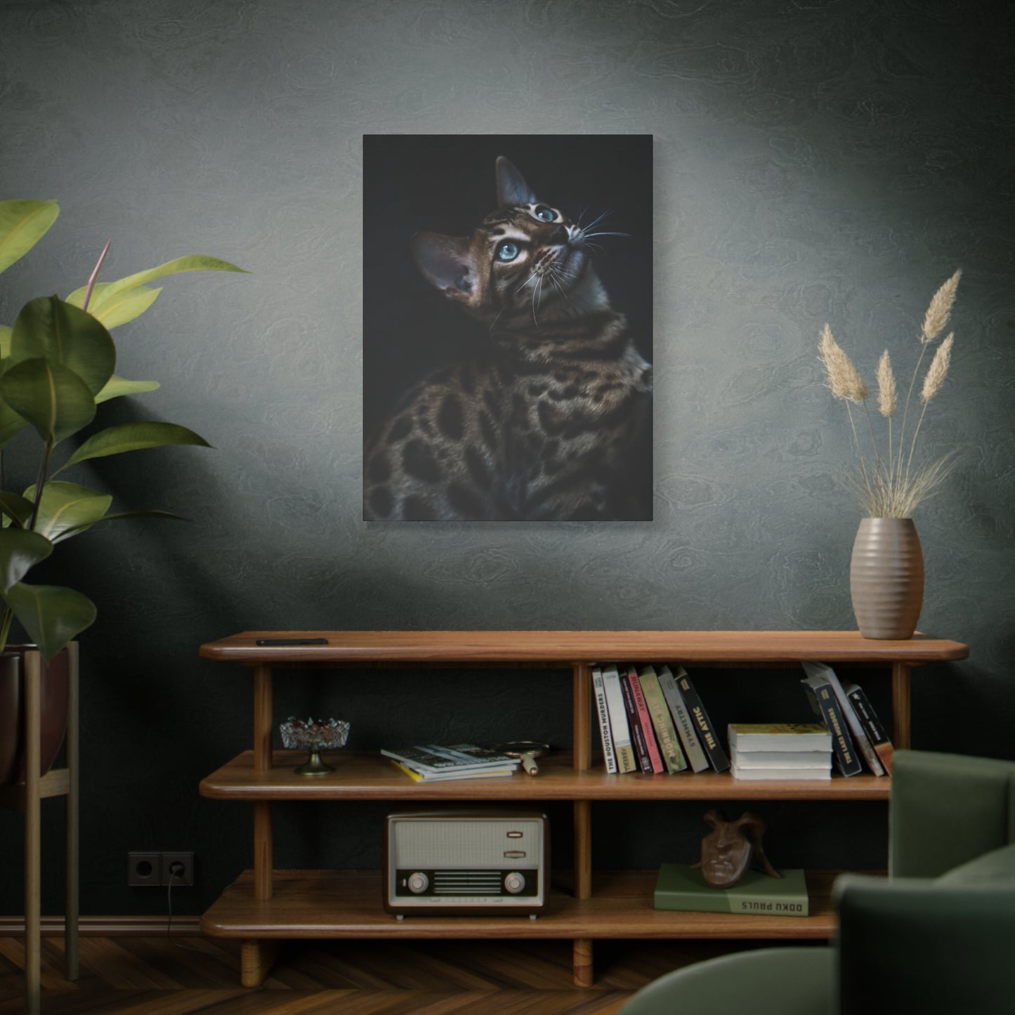 Elegant Cat Canvas Wall Art – A Must-Have for Feline Admirers